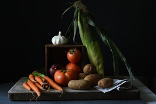 a basket of vegetables